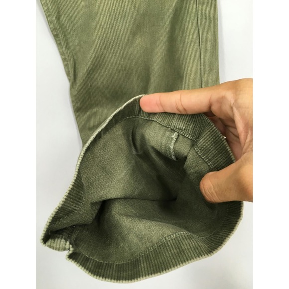 Subciety Japan Thick Cargo Pants Olive Green Military Style Size 30 - Picture 4 of 16